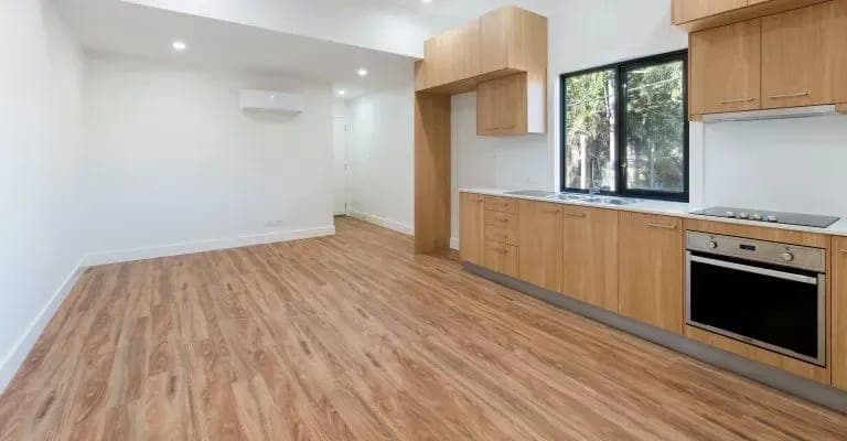 Completed kitchen remodel by Palm Beach Renovations