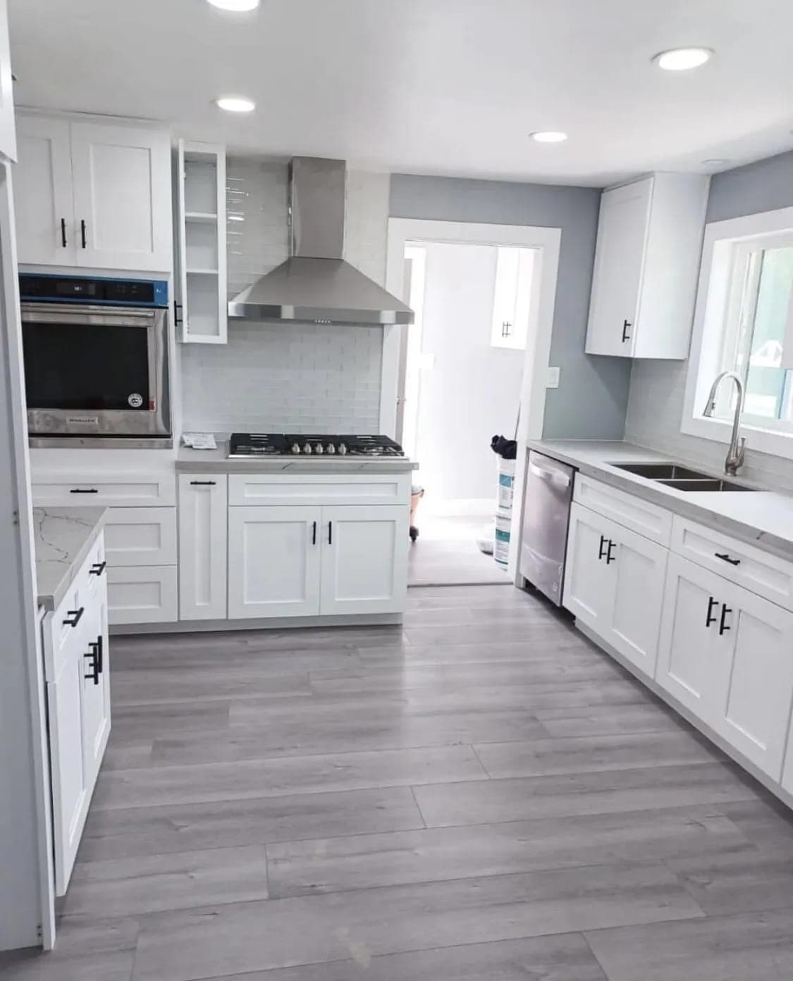 Completed kitchen remodel by Palm Beach Renovations
